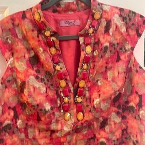 Eliza jewel embellished dress in 10-12